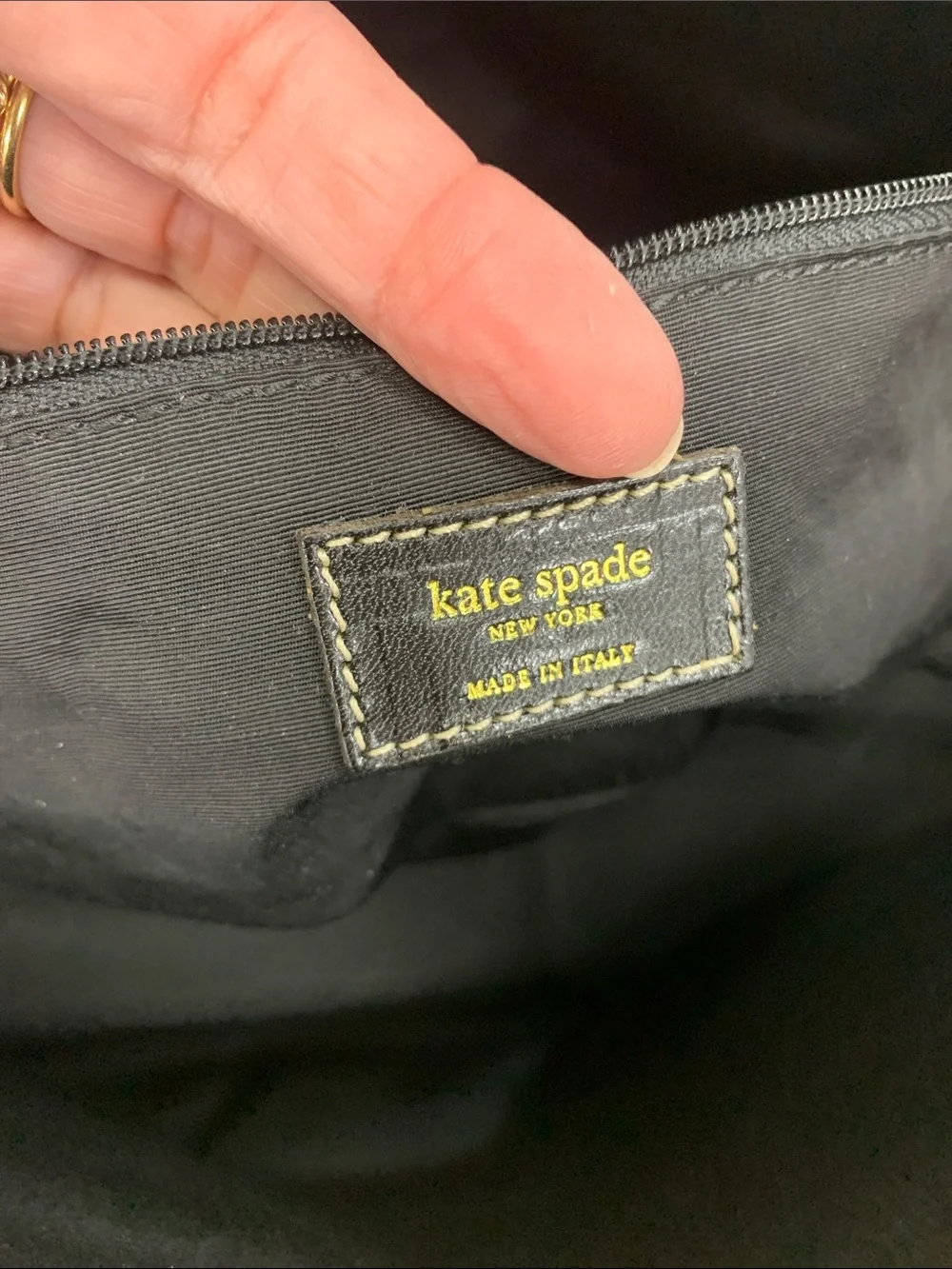 Hard to find vintage kate spade Pink Tweed Shoulder Bag with Black Handles